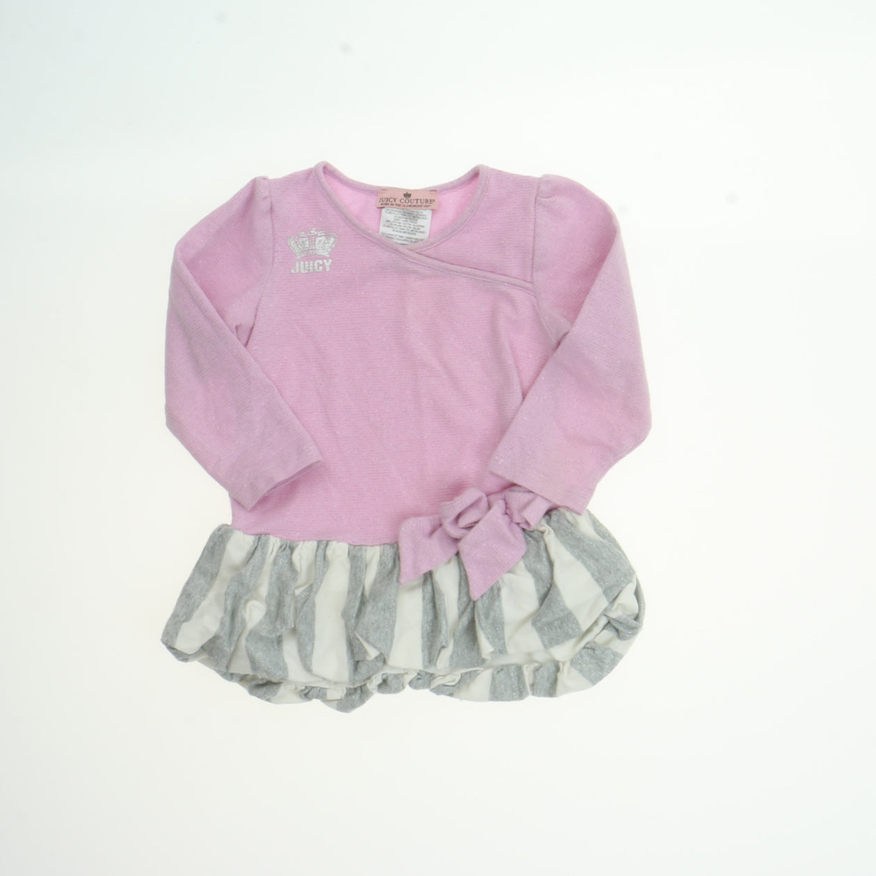 Juicy Couture Girls Pink Juicy Crown Dress Size: 12-18 Months Pink Juicy Crown
