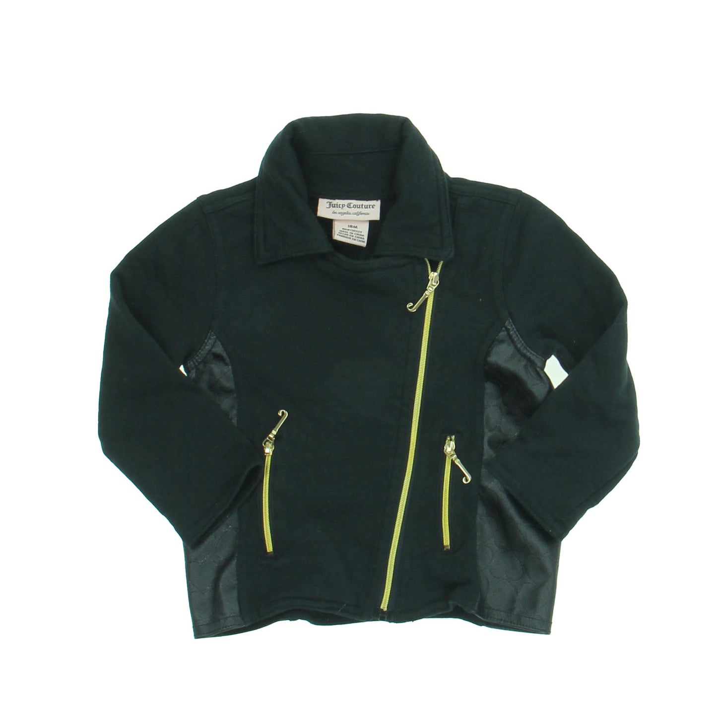 Juicy Couture Girls Black Jacket Size: 18 Months Black