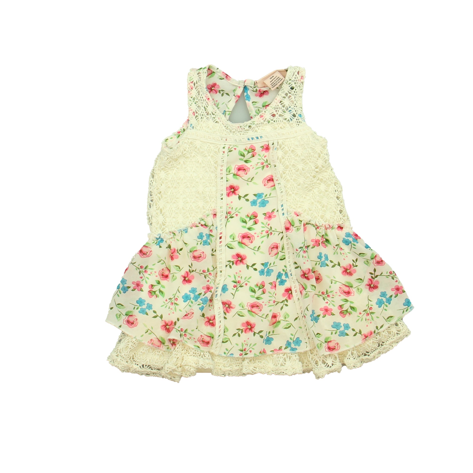 Juicy Couture Girls Ivory | Floral Dress Size: 18 Months Ivory | Floral