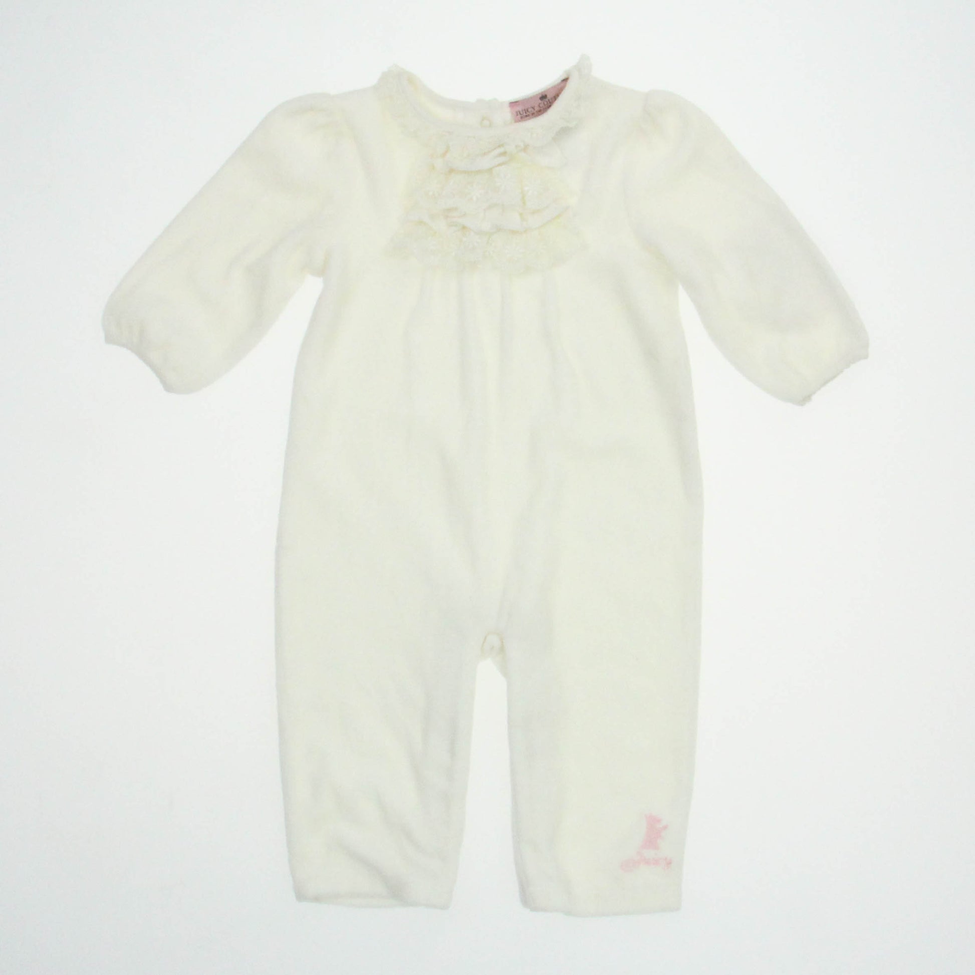 Juicy Couture Girls White Long Sleeve Outfit Size: 3-6 Months White