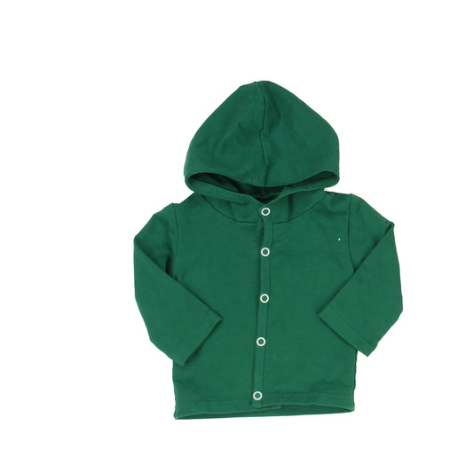 June & January Unisex Green Hoodie Size: 0-6 Months Green