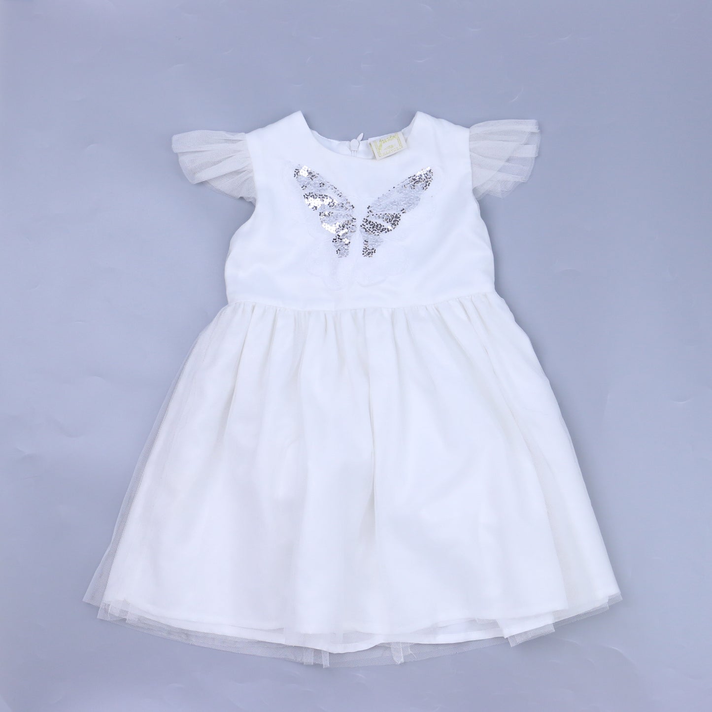 Jusbe Girls White Dress Size: 24 Months White