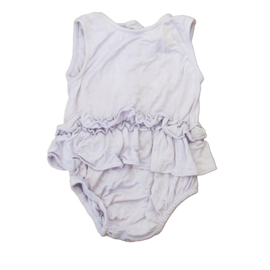 Kate Quinn Organics Girls Purple Romper Size: 3-6 Months