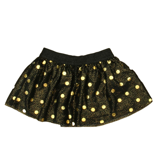 Kate Spade Girls Black | Gold Skirt Size: 18 Months Black | Gold