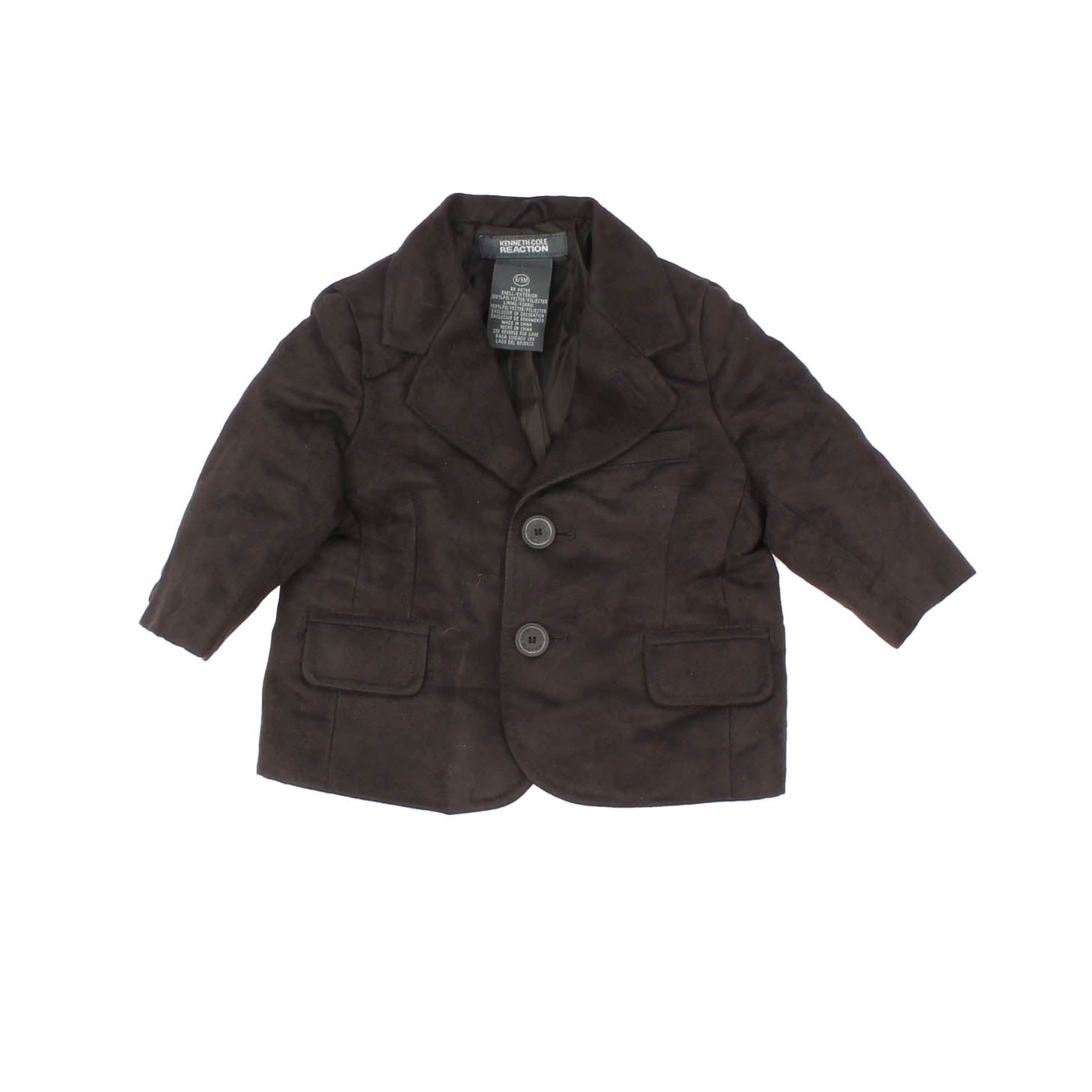 Kenneth Cole Girls Brown Jacket Size: 6-9 Months Brown