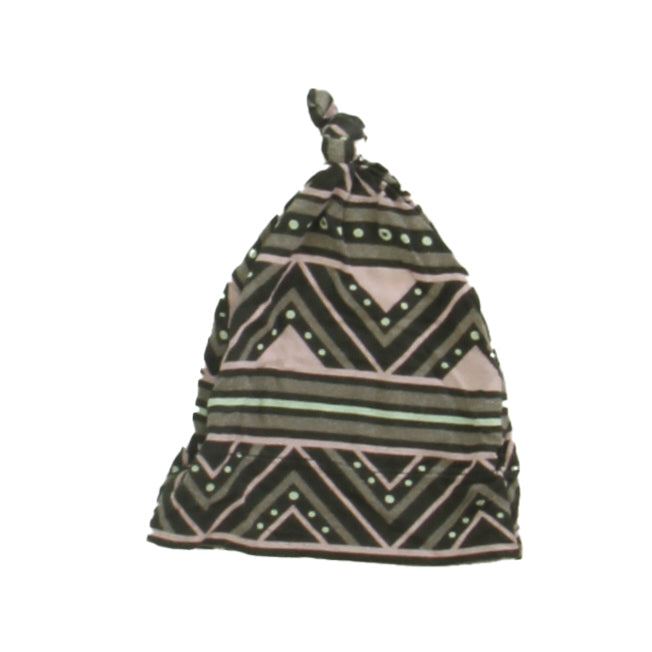 Kickee Pants Girls Brown | Pink Hat Size: 0-3 Months Brown | Pink