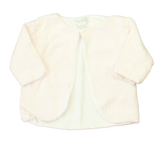 Kissy Kissy Girls Pink | White Cardigan Size: 0-3 Months Pink | White