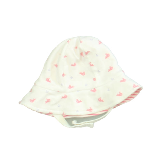 Kissy Kissy Girls White | Pink Hat Size: *0-6 Months White | Pink