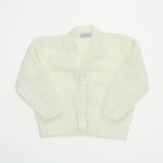 Knitown Unisex Off White Cardigan Size: 6-9 Months Off White