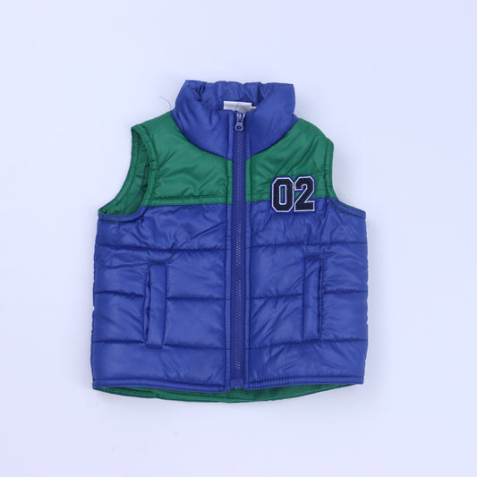 Koala Baby Boys Blue | Green Vest Size: 6 Months