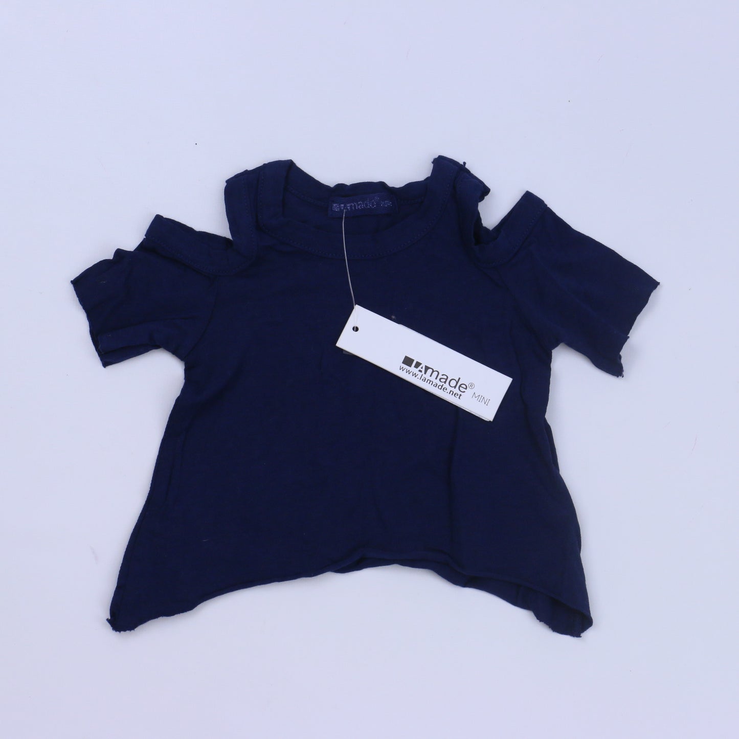 LAmade Kids Girls Navy T-Shirt Size: 0-3 Months Navy