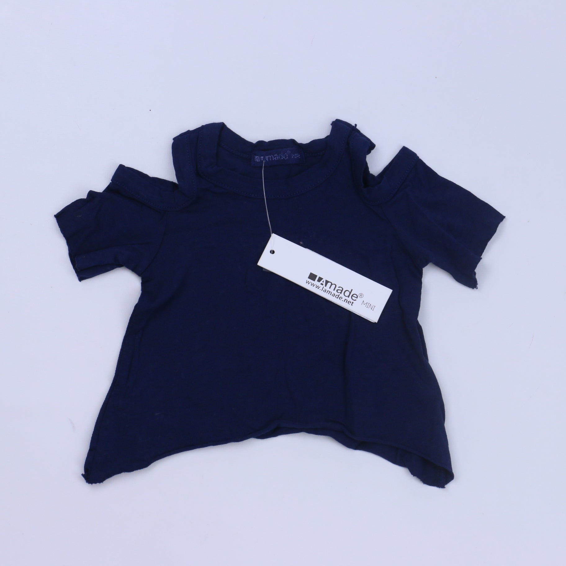 LAmade Kids Girls Navy T-Shirt Size: 0-3 Months Navy
