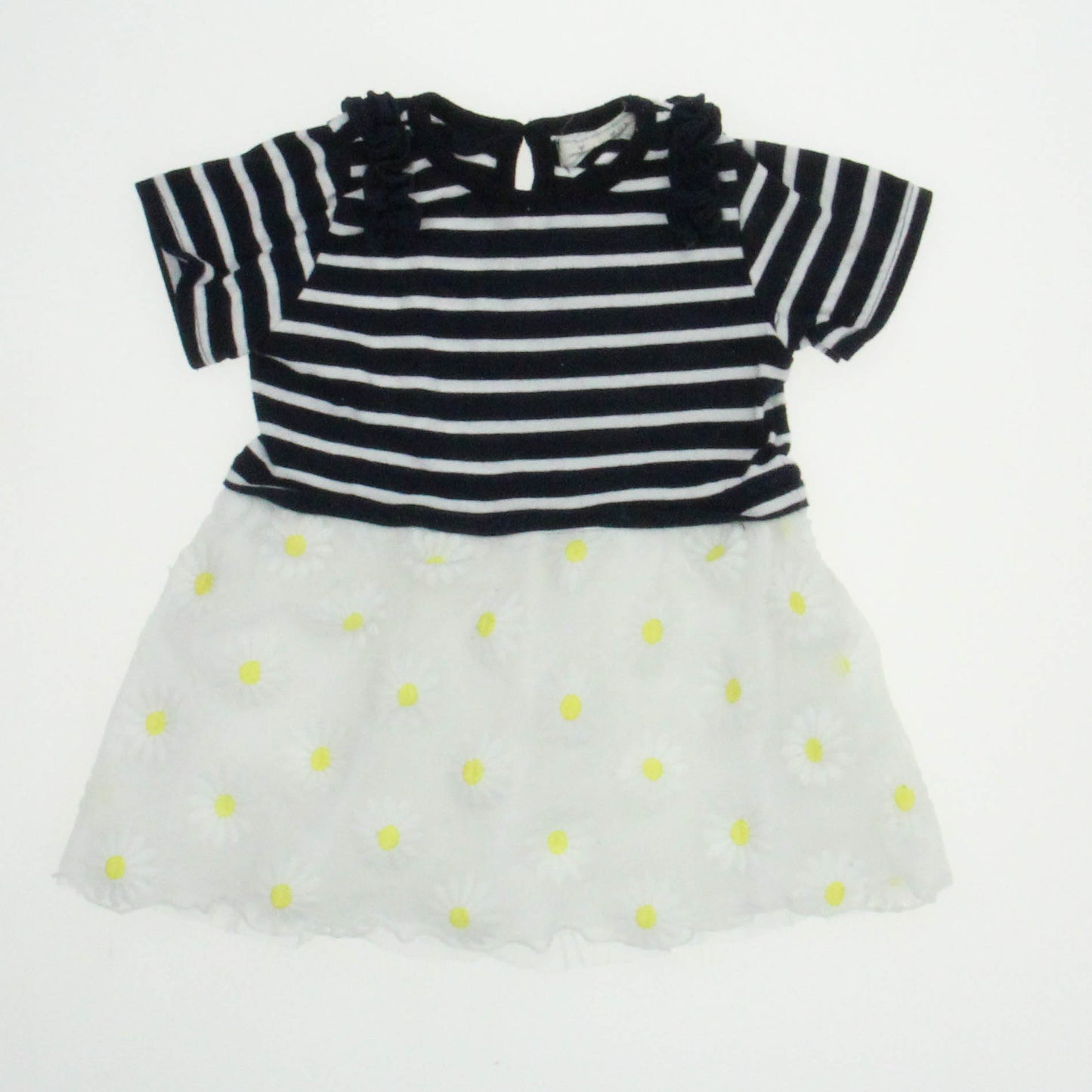 La Petit Lilly Girls Blue | White Dress Size: 12-18 Months Blue | White