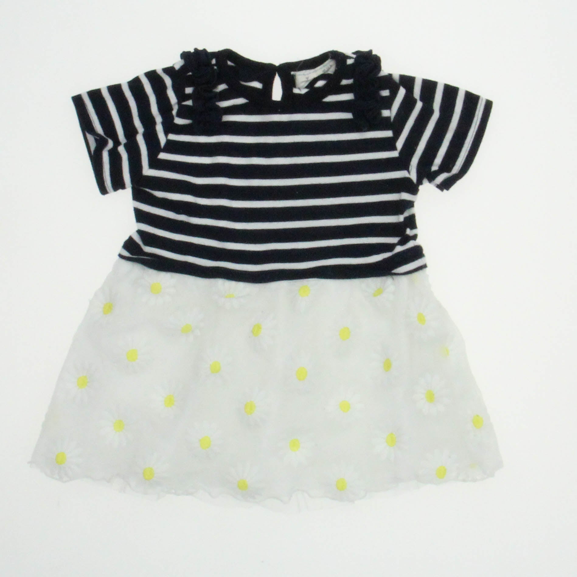 La Petit Lilly Girls Blue | White Dress Size: 12-18 Months Blue | White
