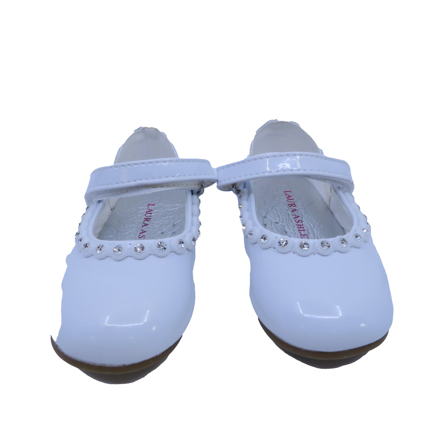 Laura Ashley Girls White Shoes Size: *4 Infant White