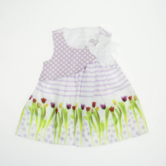 Lavendar Girls Purple | White | Green Dress Size: 24 Months Purple | White | Green