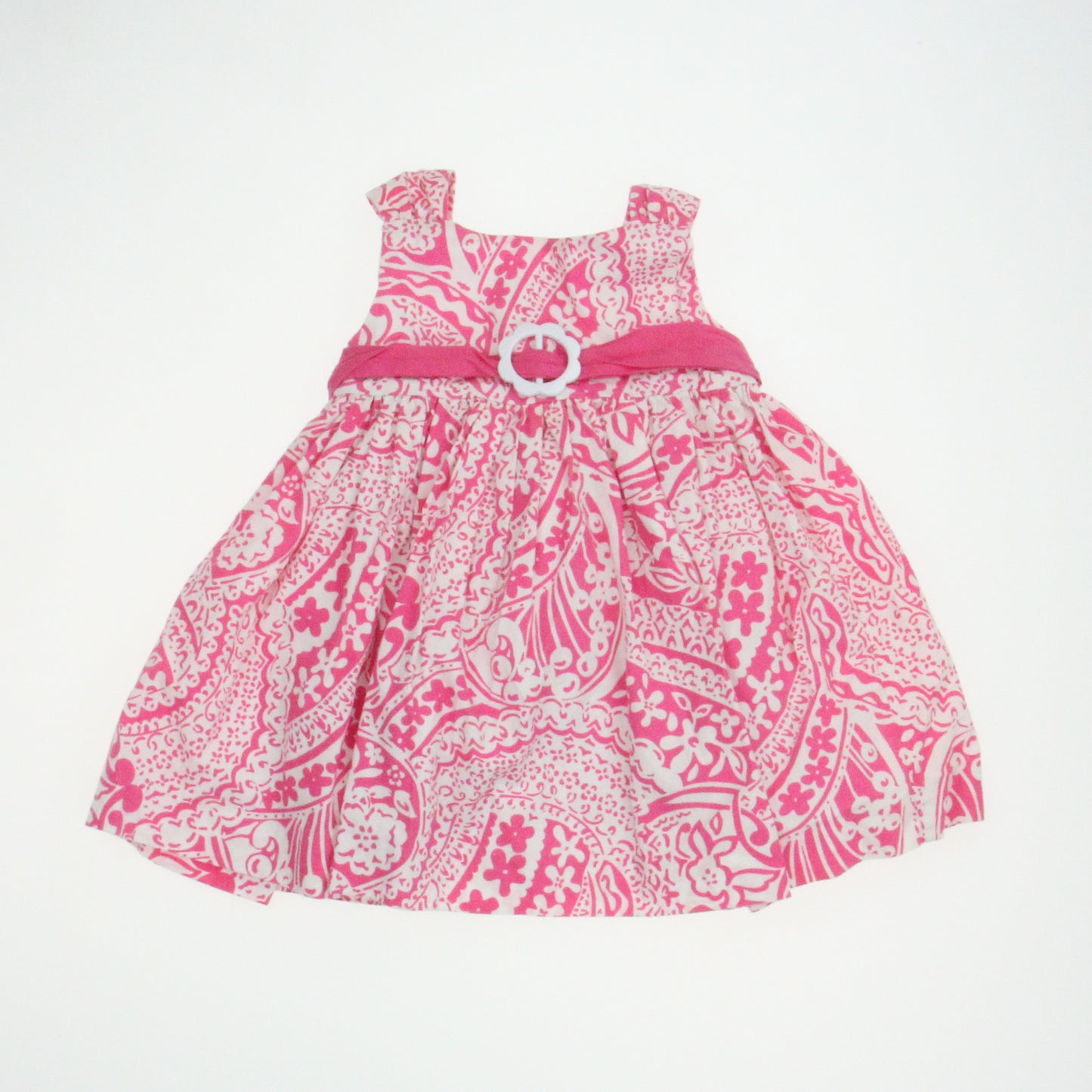 Lilly Wicket Girls Pink | White Dress Size: 18 Months Pink | White