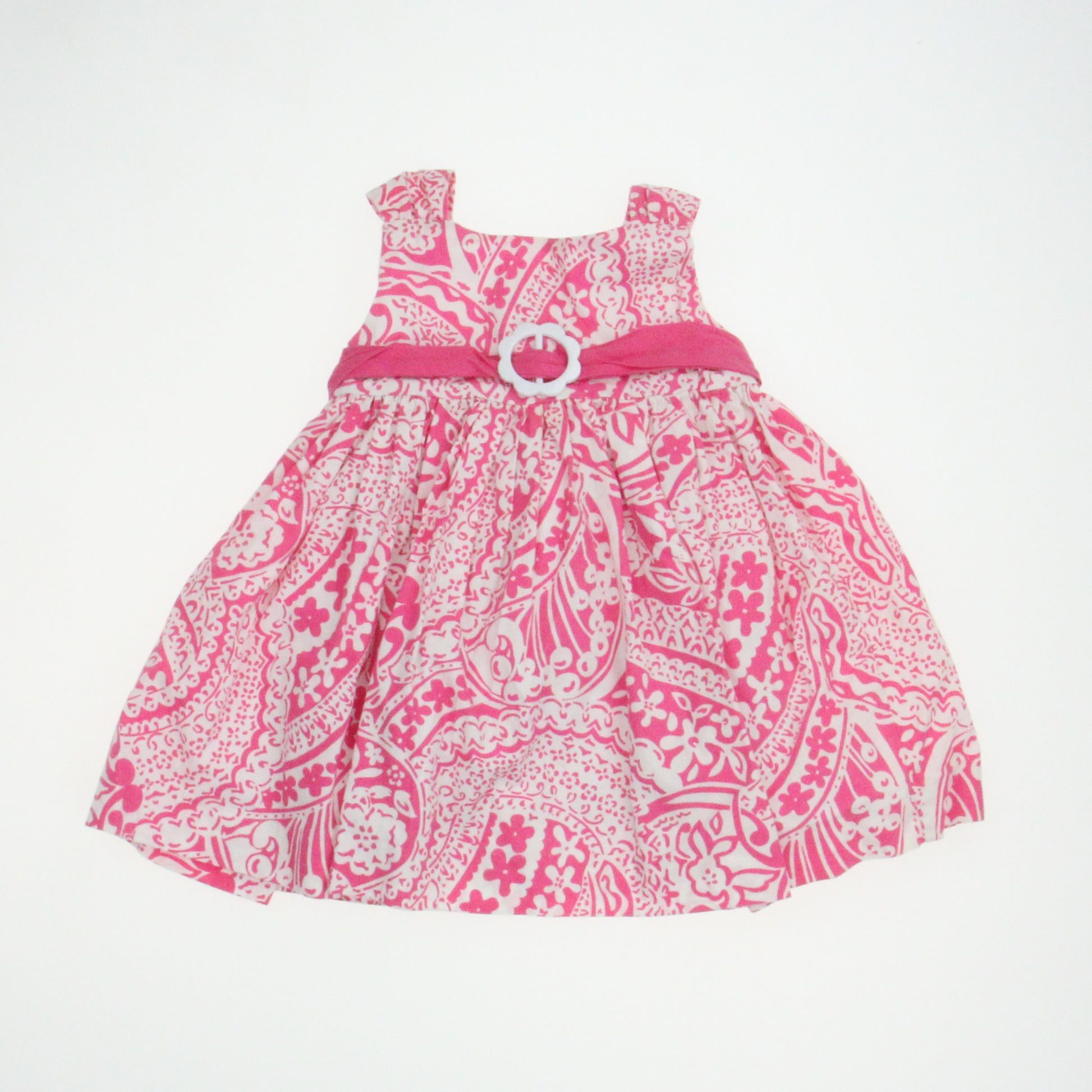 Lilly Wicket Girls Pink | White Dress Size: 18 Months Pink | White