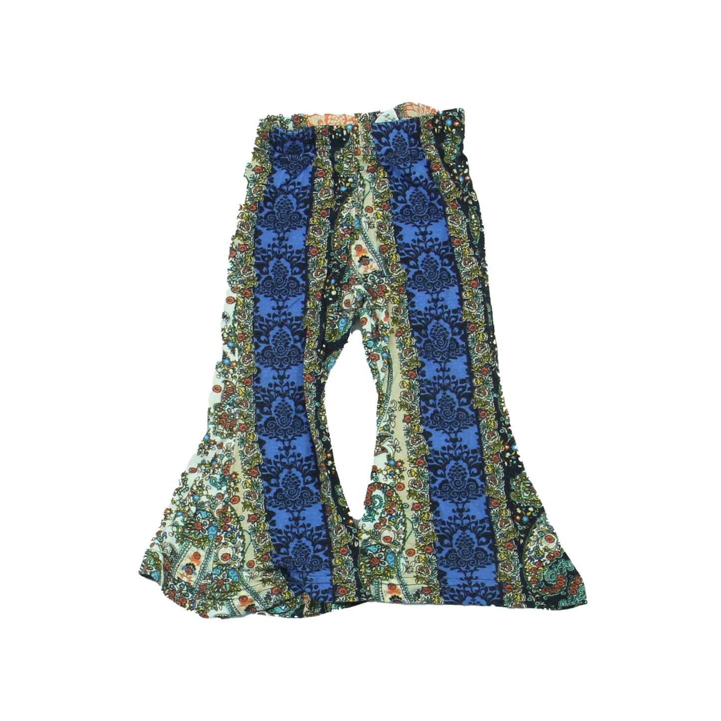 Little Baberham Girls Blue | Black | Ivory Pants Size: 12 Months Blue | Black | Ivory