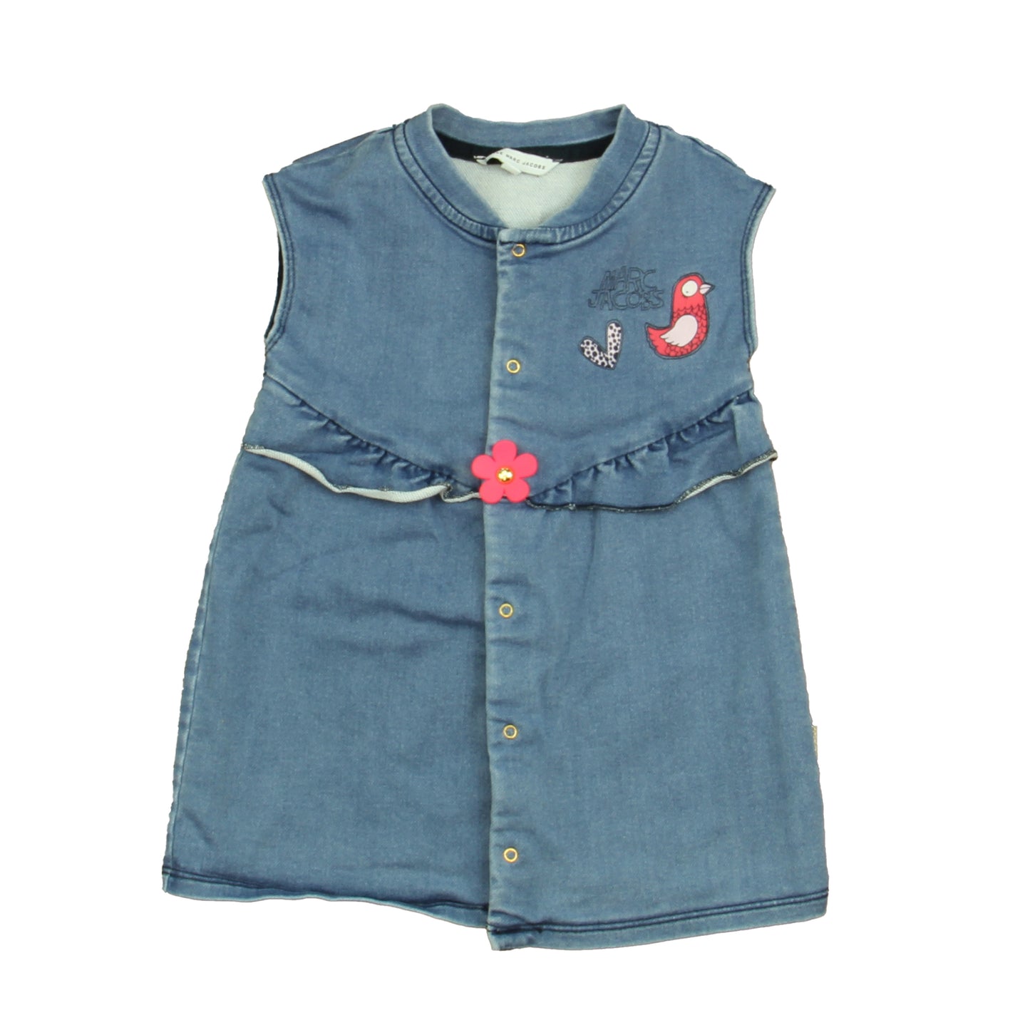 Little Marc Jacobs Girls Blue | Pink Dress Size: 18 Months Blue | Pink