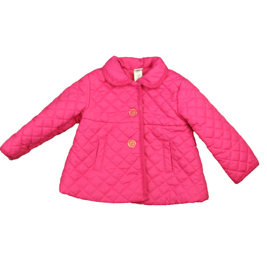 Little Me Girls Pink Jacket Size: 24 Months Pink