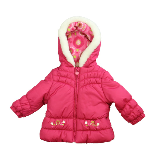 London Fog Girls Pink Winter Coat Size: 12 Months Pink