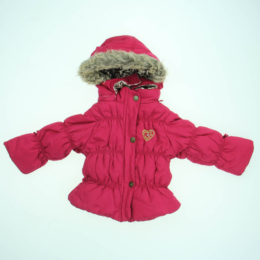 London Fog Girls Pink | Gold | Heart Jacket Size: 18 Months