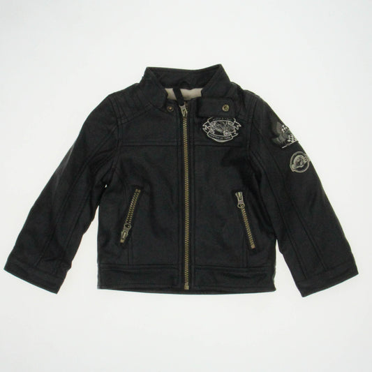 London Fog Boys Black Jacket Size: 24 Months