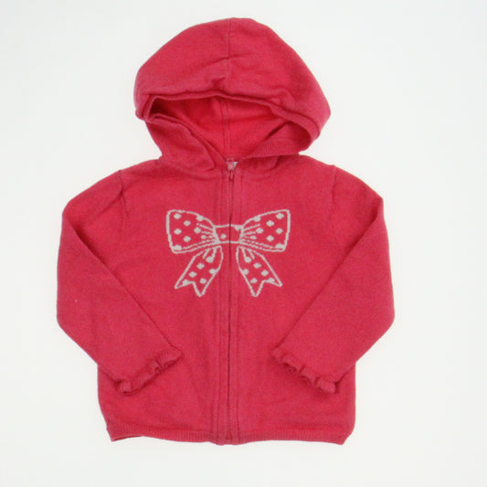 Lucky Jade Girls Coral Cardigan Size: 12-18 Months Coral