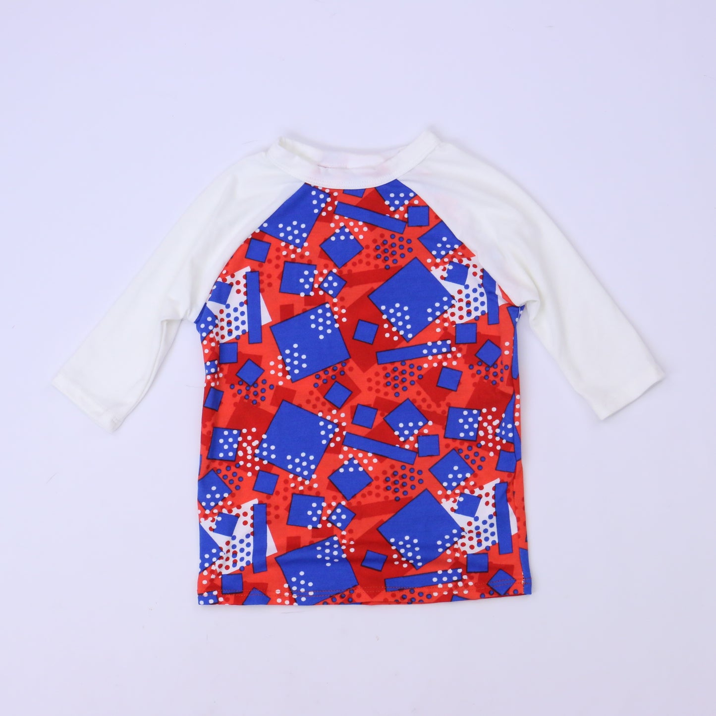 Lularoe Boys Red | White | Blue Long Sleeve T-Shirt Size: 2T