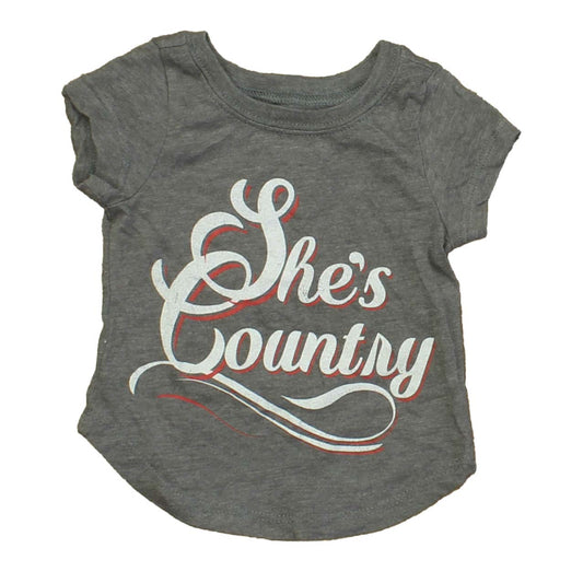 Lyrics Red Label Girls Grey | White | Red T-Shirt Size: 12 Months Grey | White | Red