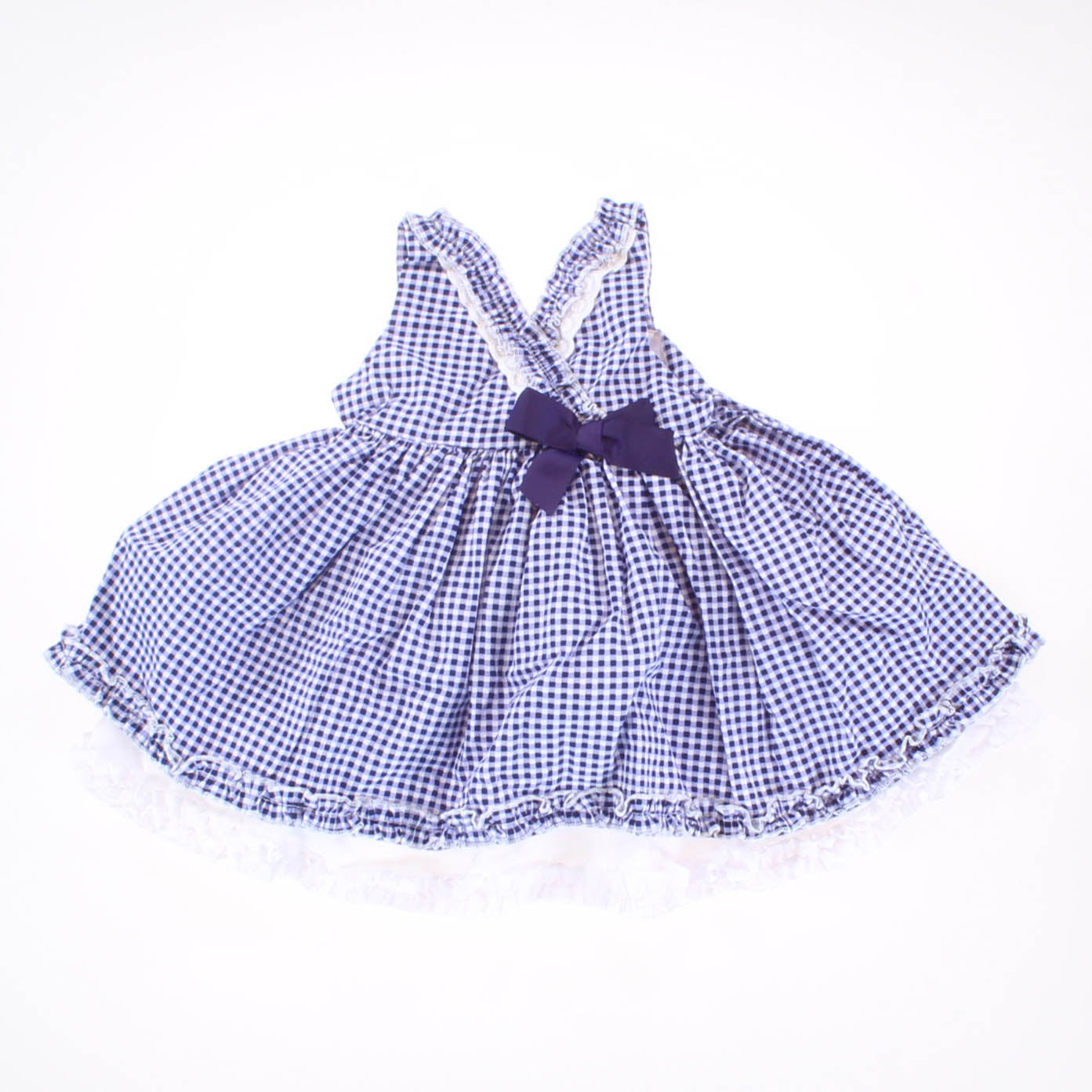 Maggie & Zoe Girls Purple Plaid Dress Size: 0-3 Months Purple Plaid