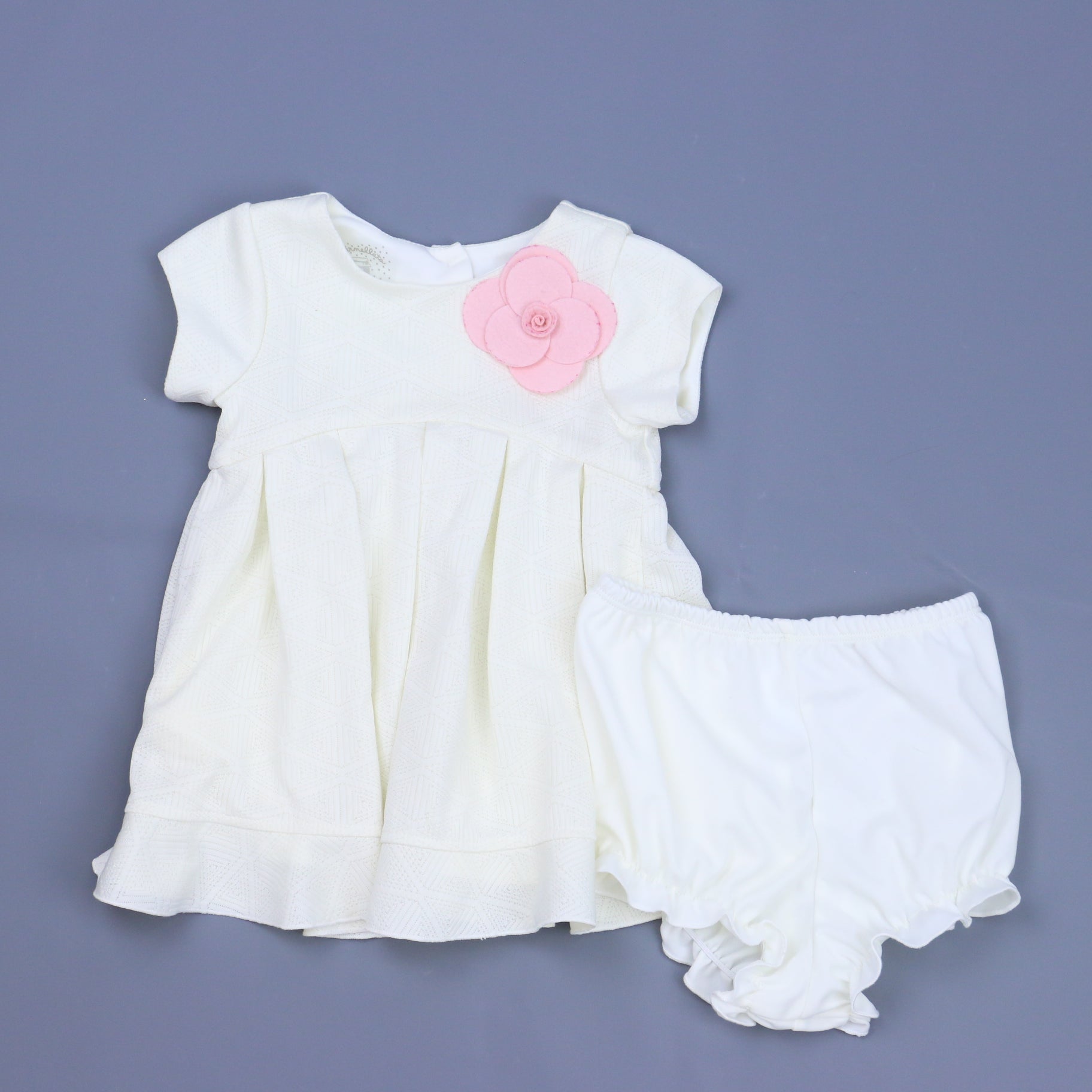Marmellata Girls Ivory Dress Size: 12 Months Ivory