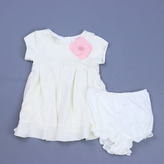 Marmellata Girls Ivory Dress Size: 12 Months Ivory