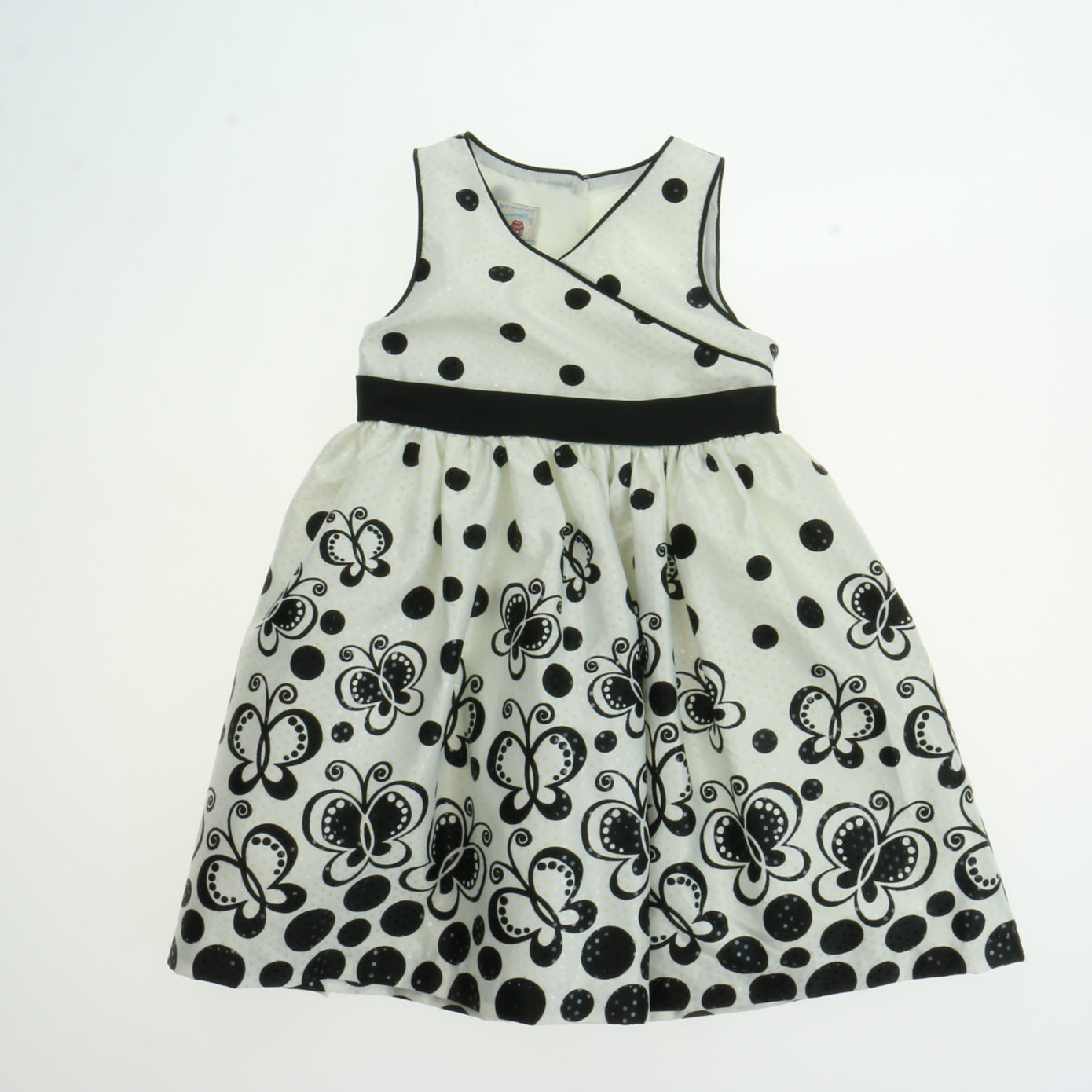 Marmellata Girls Black | White Special Occasion Dress Size: 2T Black | White