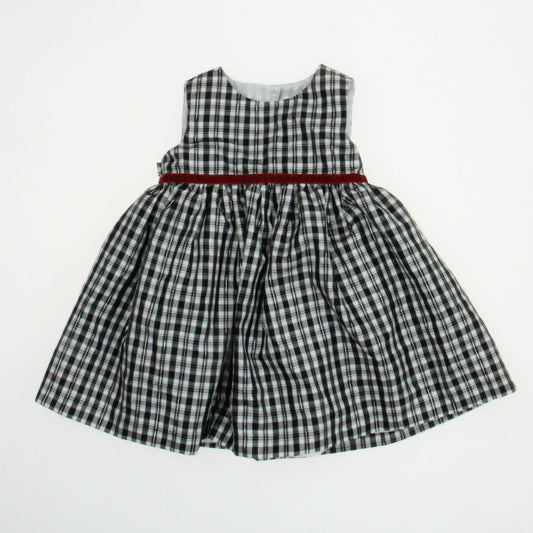 Marmellata Girls Black | White Dress Size: 6-9 Months Black | White