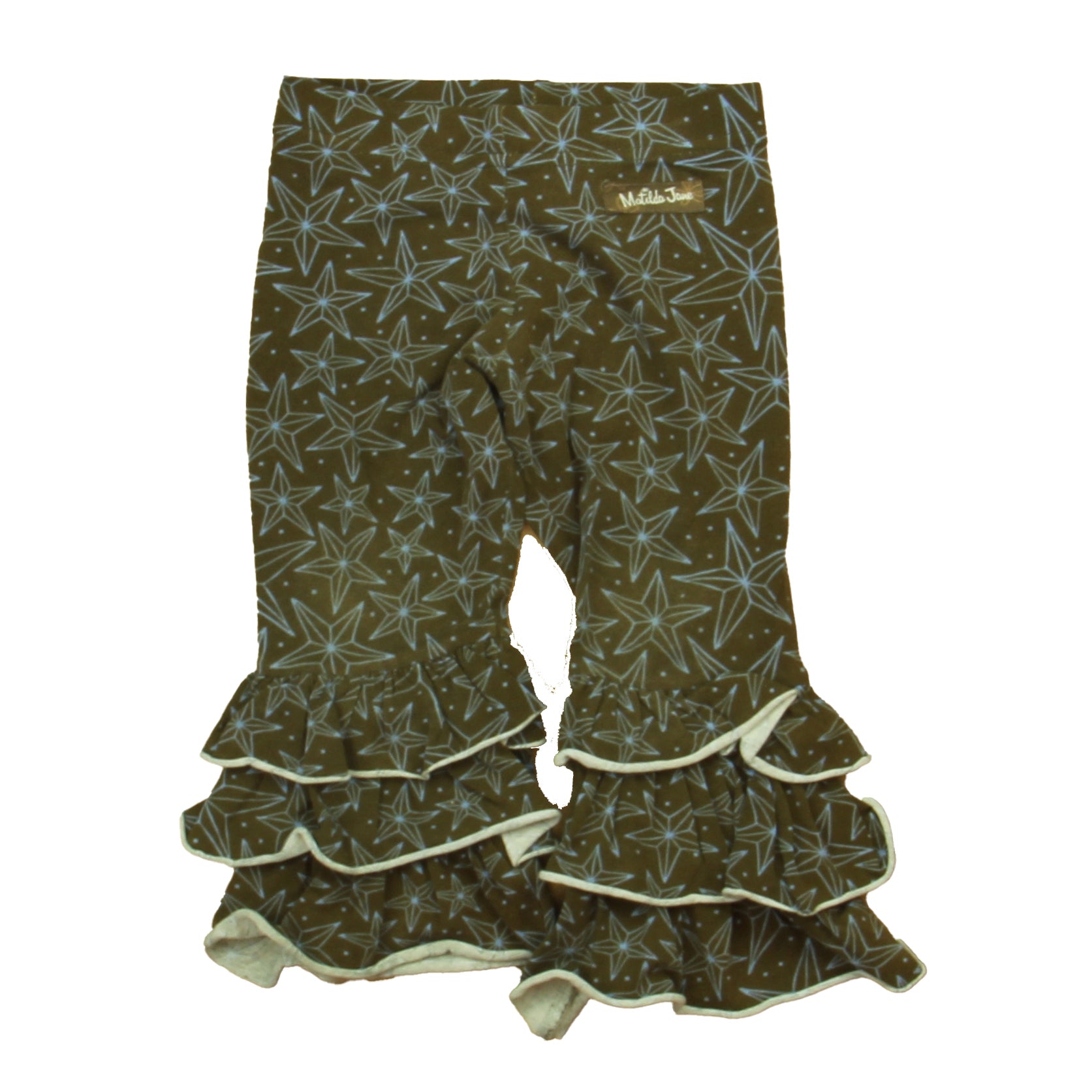 Matilda Jane Girls Brown | Blue Leggings Size: 18 Months Brown | Blue