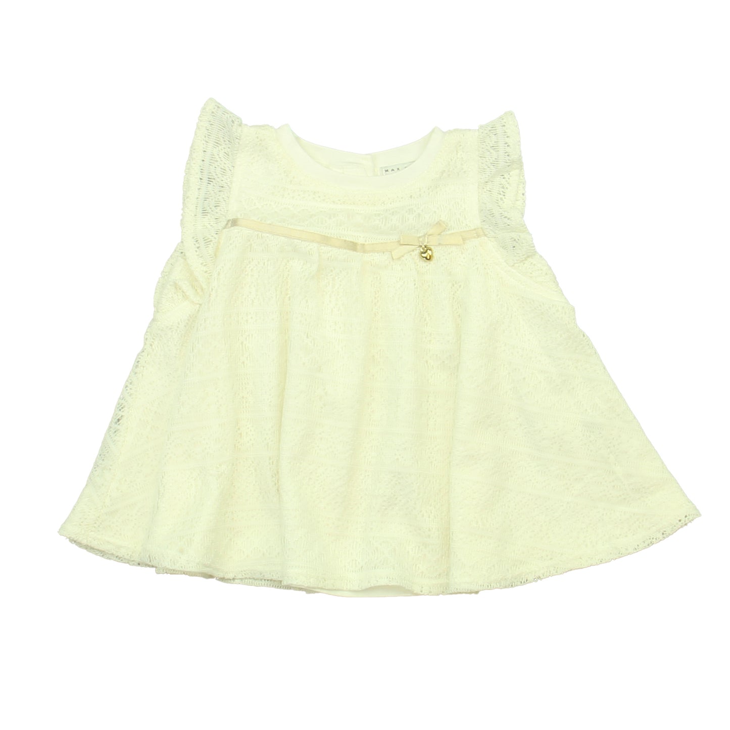 Max Studio Girls Ivory Dress Size: 3-6 Months Ivory