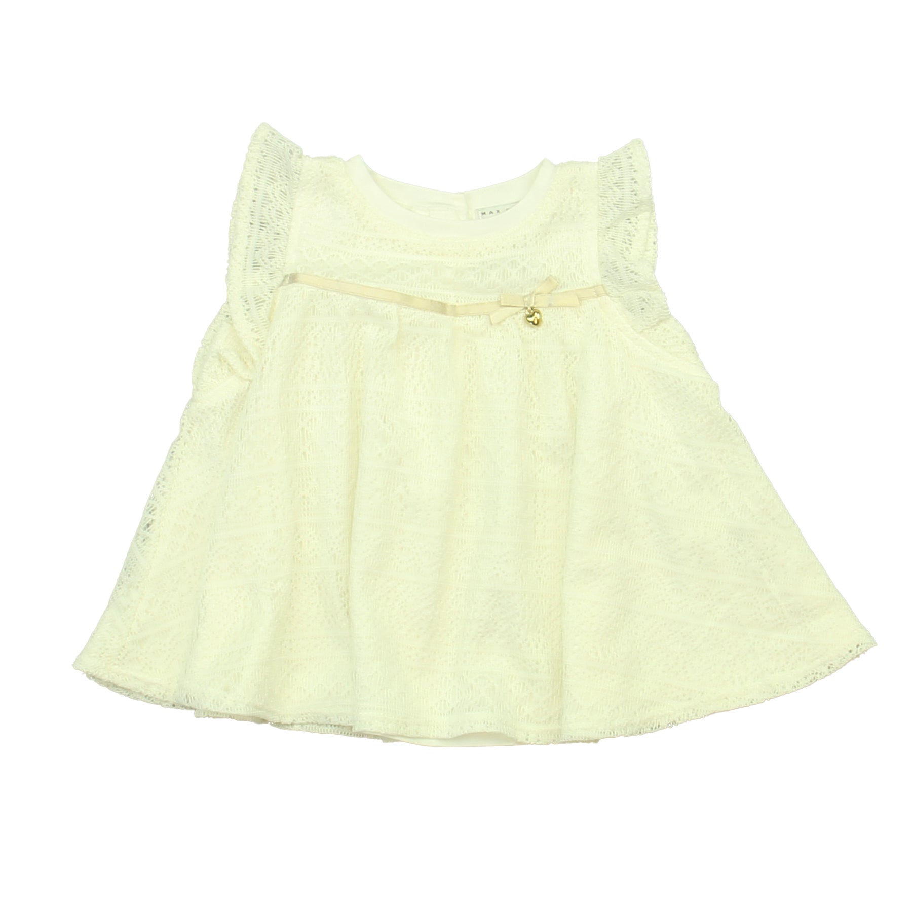 Max Studio Girls Ivory Dress Size: 3-6 Months Ivory