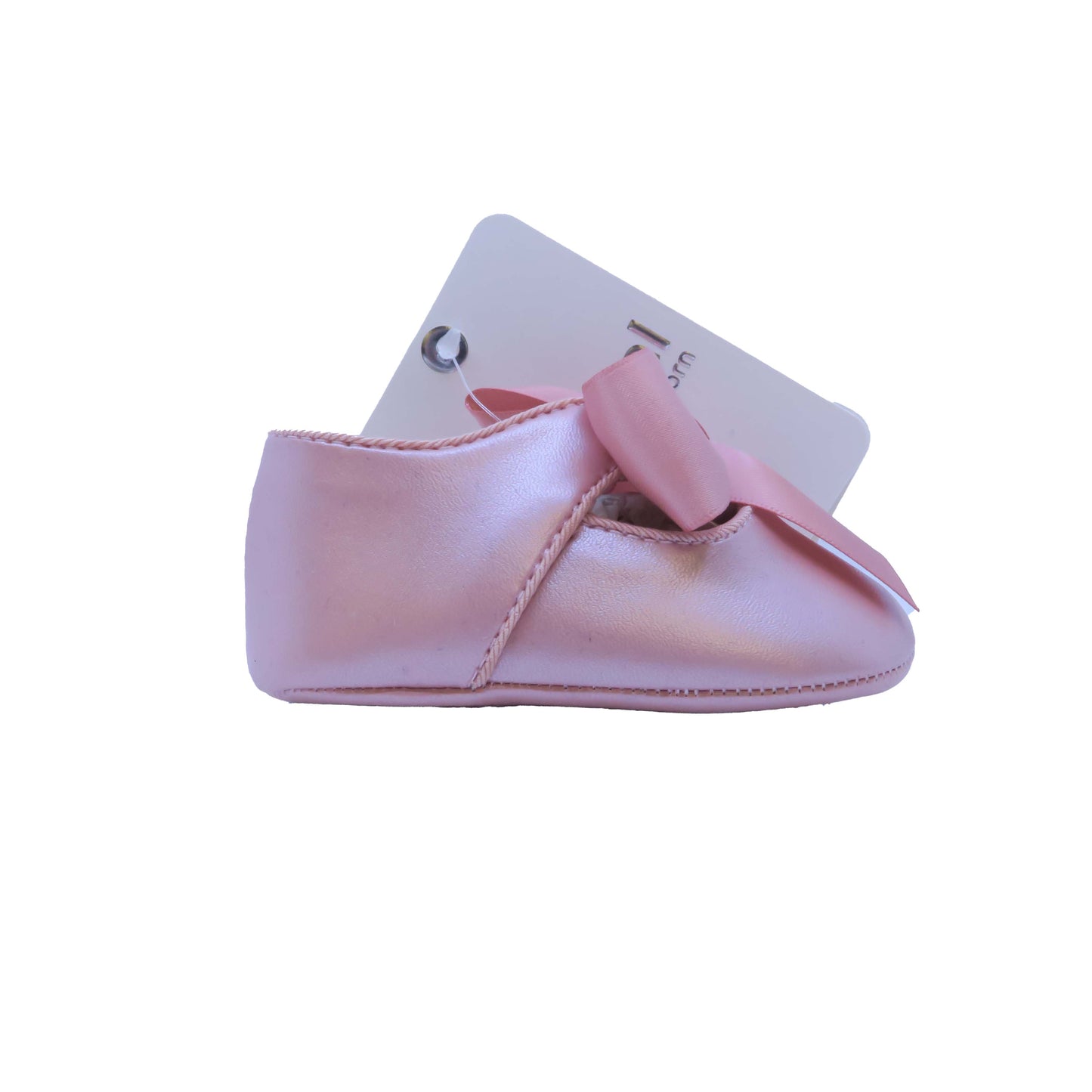 Mayoral Girls Pink Booties Size: 1 Infant