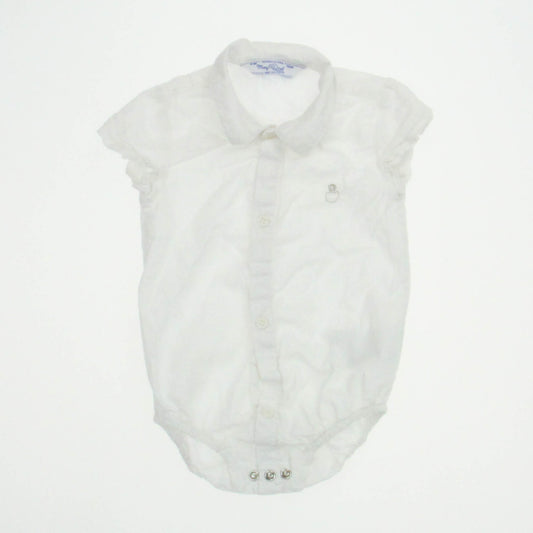 Mayoral Boys White Onesie Size: 6-9 Months White