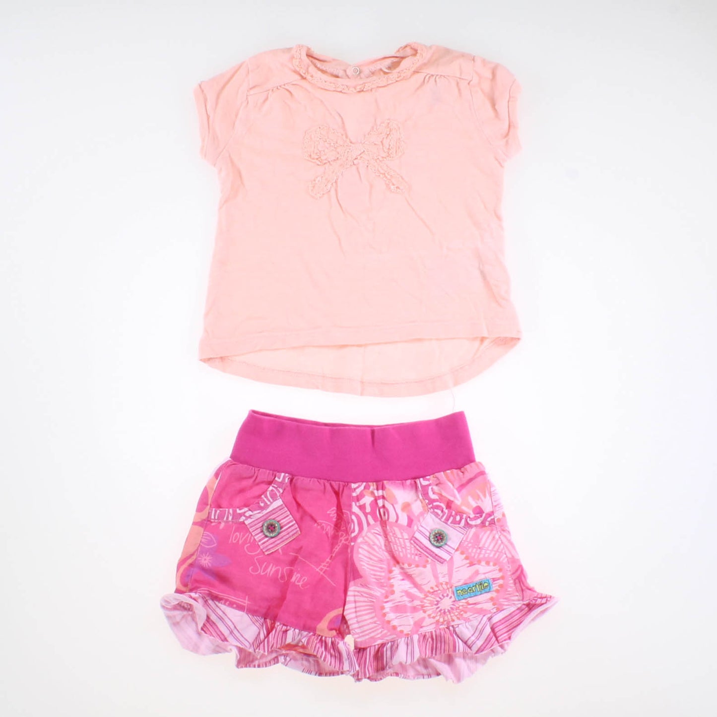 Mayoral | Naartjie Girls Pink | Dark Pink Apparel Sets Size: 12 Months Pink | Dark Pink