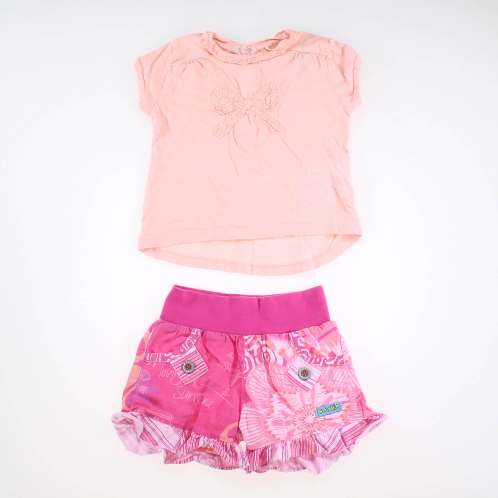 Mayoral | Naartjie Girls Pink | Dark Pink Apparel Sets Size: 12 Months Pink | Dark Pink