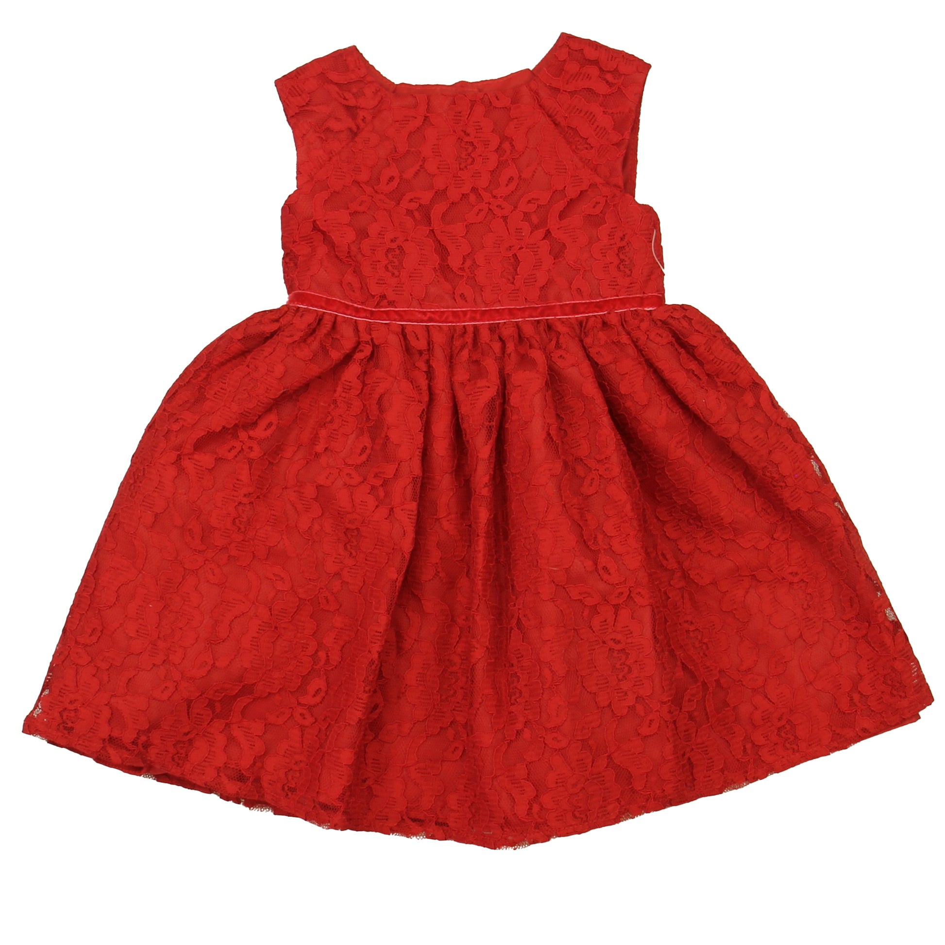 Mia & Mimi Girls Red Special Occasion Dress Size: 18 Months Red