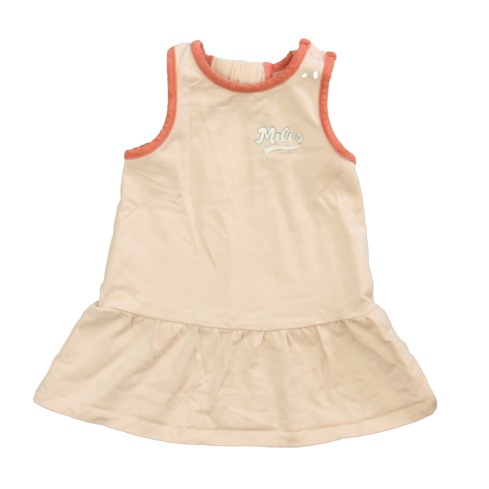 Miles Girls Pink Dress Size: 6 Months Pink