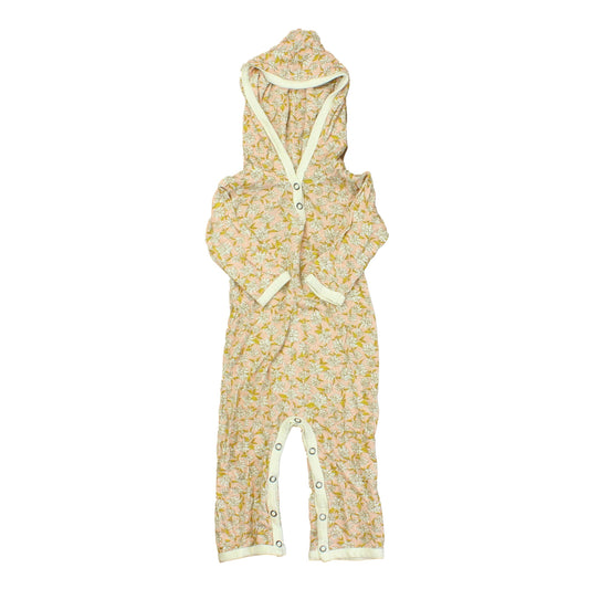 Milk Barn Girls Pink | Tan | Green Long Sleeve Outfit Size: 3-6 Months Pink | Tan | Green