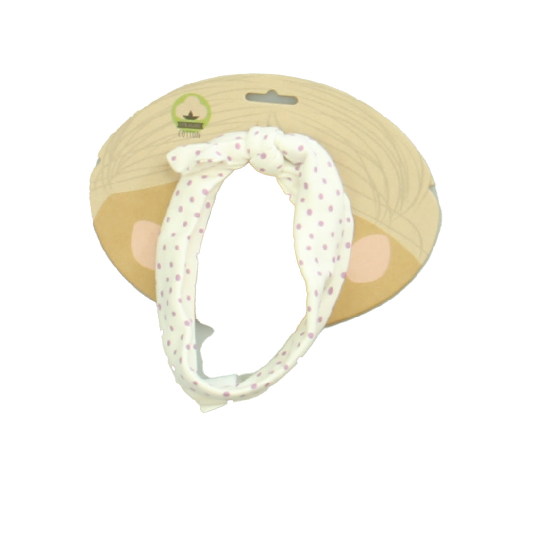 Milkbarn Girls White | Purple Hair Accessory Size: *12-24 Months White | Purple