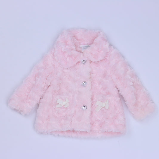 Mini Muffin Girls Pink Jacket Size: 3-6 Months Pink