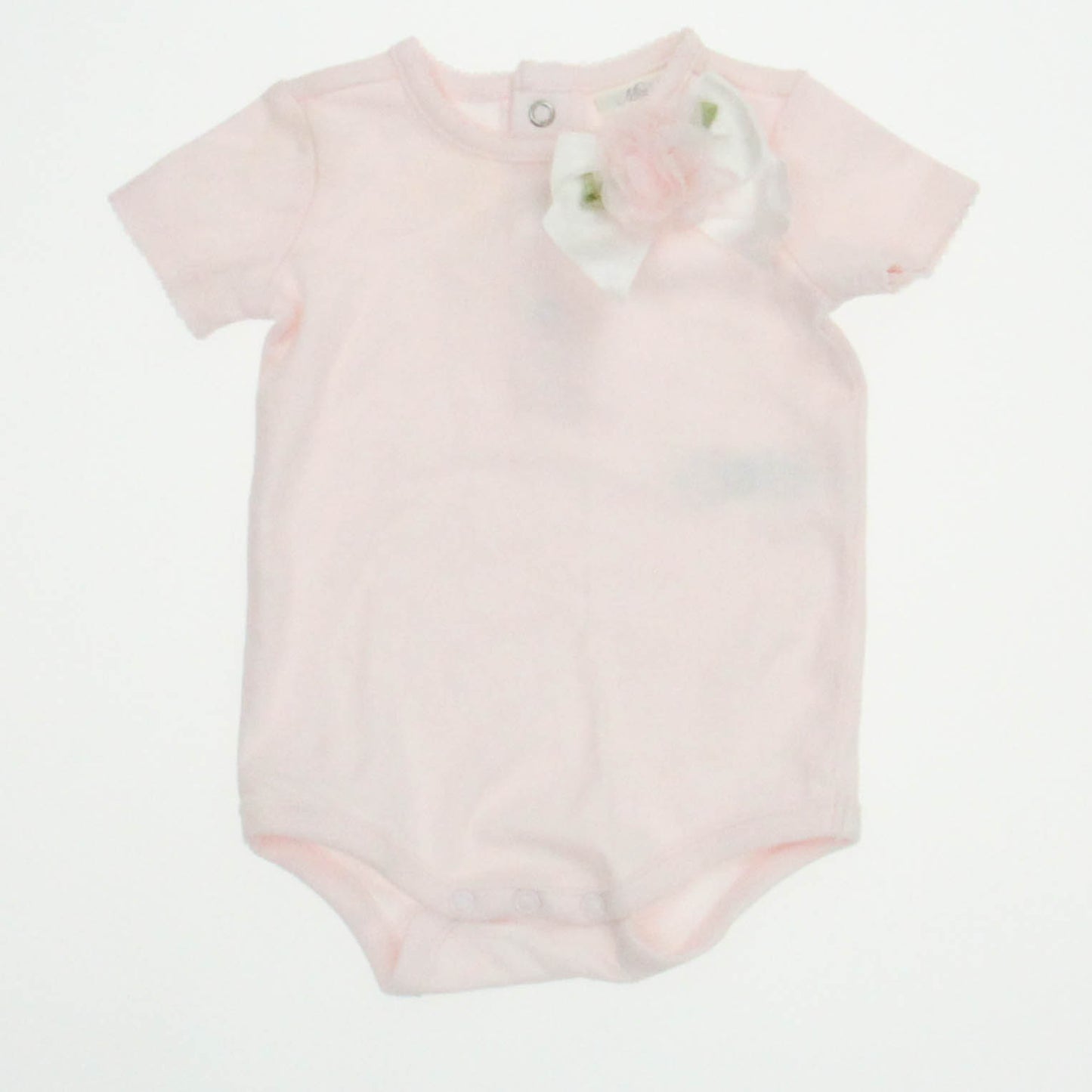 Miniclasix Girls Pink Onesie Size: 6 Months Pink