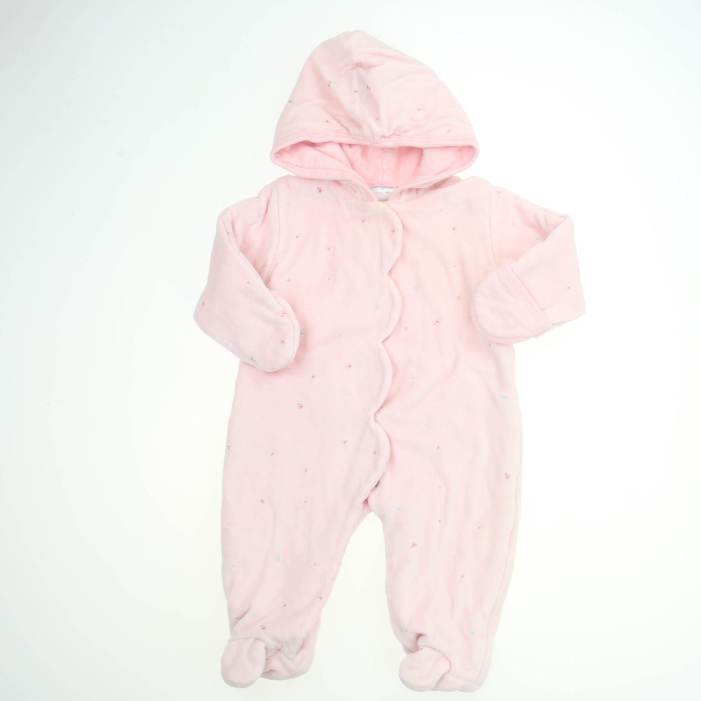 Miniclasix Girls Pink Bunting Size: 9 Months Pink